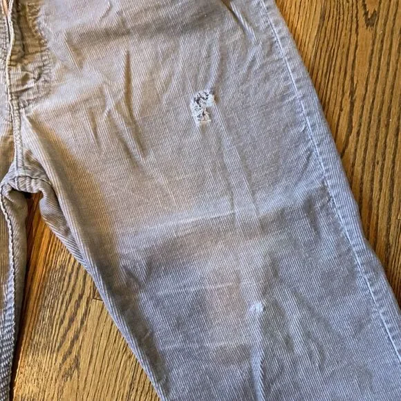 RARE‎ Levis Corduroy Pants VTG 70s 519 USA Made 38x30 Gray Talon "Blank" Tab - Picture 4 of 15